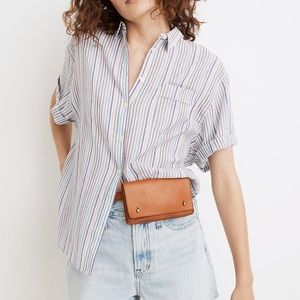 Madewell Chronicle Shirt in Rainbow Stripe XS